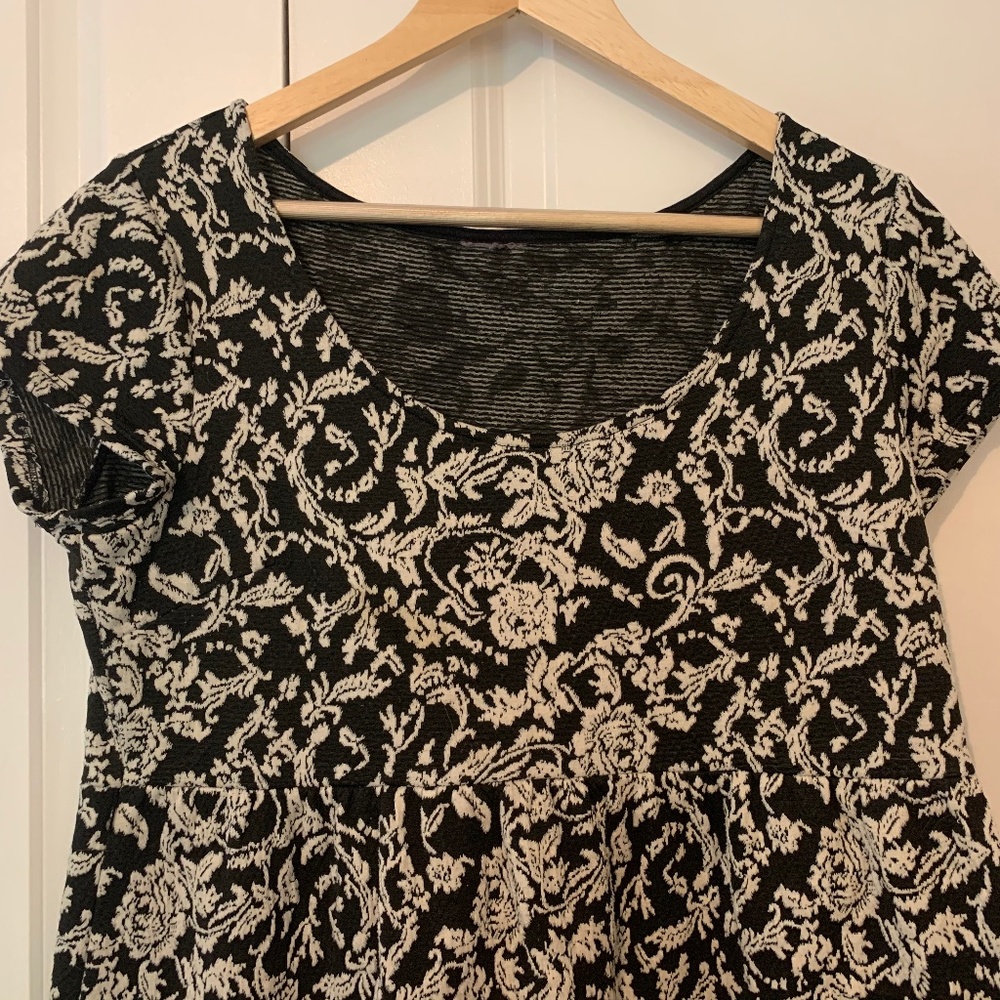 Tapestry Empire Waist Maternity Dress